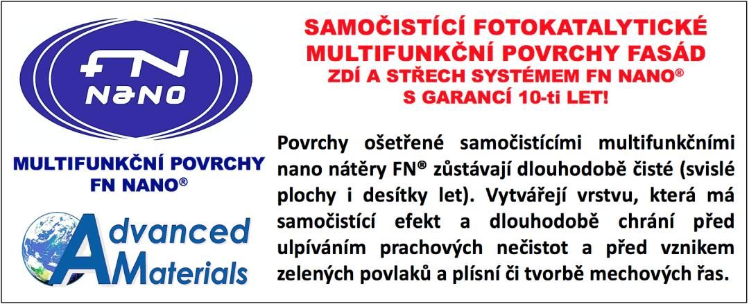 Samočistící fotokatalytická ochrana fasád